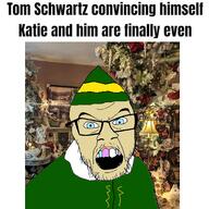 blue_eyes christmas clothes elf glasses hat meme trans_teeth variant:feraljak // 400x400 // 200.1KB