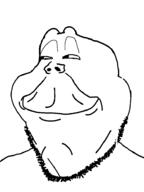 closed_mouth smile smirk soyjak stubble subvariant:henry variant:gapejak // 700x933 // 34.1KB