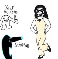 BBGHAST BBGHAST_WON B_B_GHAST(namefag) B_B_GHAST_(namefag) B_B_GHAST_IS_A_BRAPTINX_XITTER_STINKY_MUTTSKIN_FROM_TULARE_CALIFORNIA_WHO_WILL_SOON_BE_SHOT_ON_SIGHT Videogames avengers b_b_king beanie black_sclera black_skin blue_eyes blush brown_shirt clothes cute cute_girl de_master_of_stuff girl glasses hair nentendo_switch open_mouth soy soylent soylent_(cacao) the_master_of_stuff the_master_stuff variant:soytan video_game videogame white_pupils woman // 640x649 // 12.2KB