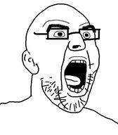 alternate bald glasses merge mummy open_mouth soyjak stubble subvariant:imhotep_up template tongue variant:imhotep // 498x569 // 59.6KB