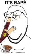 arm closed_eyes glasses hand holding_object its_over merge open_mouth rape_(tobacco) shamanic snuff soyjak stubble subvariant:wholesome_soyjak text tobacco variant:gapejak variant:nojak // 600x1053 // 107.8KB