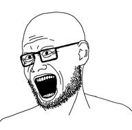bald glasses happy open_mouth rage_comic stubble teeth variant:unknown yao_ming // 534x528 // 14.8KB