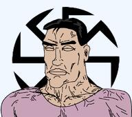 bunta_fujiwara eyes_closed kolovrat meta:op_took_a_selfie_of_xerself subvariant:perceptive_chud variant:chudjak veiron_(user) // 900x799 // 57.5KB