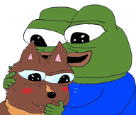 amphibian animal blue_shirt blush closed_mouth clothes dog ear frog green_skin lips nas nas:pepe open_mouth pepe pepe_the_frog pet subnas:apu teeth transparent_background // 764x645 // 325.8KB