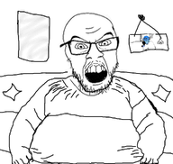 calm angry bald beard calm couch eyebrows eyes fat glasses hand meta:old_shit nose obese open_mouth picture soyjak stubble subvariant:longplier ugly variant:feraljak variant:markiplier_soyjak window // 961x910 // 265.7KB