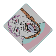 animated blender blender_(software) card ext=gif glasses hair open_mouth spinning tranny variant:bernd // 1024x1024 // 3.2MB