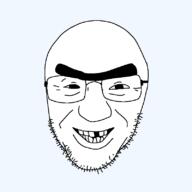 Ashot Sedat_abi glasses missing_teeth smile soyjak stubble teeth turdroach turkroach variant:unknown // 800x800 // 30.1KB