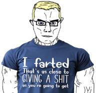 arm artist:sectionalism blue_eyes buff clothes glasses hair lips subvariant:muscular_chud variant:chudjak yellow_hair // 1094x1053 // 679.0KB