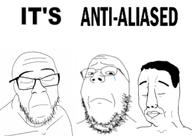 3soyjaks anti_aliased bald beard closed_eyes closed_mouth crying glasses hair its_over looking_at_you stubble text variant:chudjak variant:feraljak variant:gapejak white_background // 2743x1942 // 838.1KB