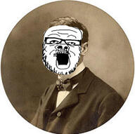 glasses guènon irl_background lit_(4chan) open_mouth soyjak stubble traditionalism variant:a24_slowburn_soyjak // 750x747 // 316.2KB