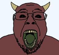 11000 black_eyes demon evil glasses horn meta:variant_get red_skin rotten_teeth stubble variant:bernd white_pupils // 1255x1175 // 41.1KB
