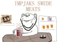 2soyjaks alcohol arm beer bell bloodshot_eyes crying dead desk ear flag fridge glass grin hand holding_object lipstick meat meatballs mug noose open_mouth purple_hair rope smile soyjak stubble suicide text tongue tranny variant:bernd variant:impish_soyak_ears yellow_teeth // 963x704 // 246.9KB