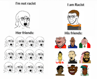 adidas amerimutt arab asian badge beard big_ears big_lips black_skin blue_hair boyfriend_(friday_night_funkin') brown_skin cap clothes dan ear euromutt female flies fnf_pedo friday_night_funkin' friends glasses hair hat indian keffiyeh mcdonalds mexico meximutt muslims mustache mutt mutt_lips nas:tyrone nigger open_mouth pajeet racism sheeeit shitskin slavic soybooru stink_lines stubble subvariant:asiamutt subvariant:chudplier subvariant:euromutt subvariant:female_soyak subvariant:impish_amerimutt subvariant:tetojak teeth track_suit variant:feraljak variant:impish_soyak_ears variant:kuzjak variant:markiplier_soyjak variant:meximutt variant:pajeetjak variant:soyak woman yellow_sclera yellow_skin // 1777x1448 // 398.0KB