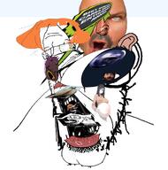 award big_lips brown_skin coinslot distorted eyebrows jewish_nose kiwifarms meta:pornographic_content mymy_(ongezellig) nikocado_avocado ongezellig open_mouth pregnant sam_hyde stubble variant:bernd variant:cobson variant:parrotjak variant:soytan white_background white_skin yellow_sclera // 1341x1355 // 758.2KB