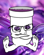 barefoot crossed_arms cup feet_showing fluid glasses lean liquid looking_at_you nose purple purple_eyes sitting subvariant:condiment toes variant:feraljak // 626x781 // 205.1KB