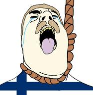 country finland flag hair hanging mustache rope soyjak suicide tongue variant:hydejak white_skin yellow_hair yellow_teeth // 778x800 // 61.9KB