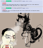 alunya angry cat_ear cigarette closed_mouth glasses hair leftypol pol_(soyjak_party) screenshot smoke variant:chudjak // 867x971 // 769.1KB