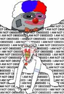afro angry animated armband average_leftist blood bloodshot_eyes bowtie clenched_teeth clown dance ear flag frog glasses hand i_am_not_obsessed leg monkey_dance nosebleed obsession red_eyes russia russo_ukrainian_war soyjak stubble subvariant:feralrage text tranny ukraine variant:feraljak vatnik vein yellow_teeth // 570x837 // 111.2KB