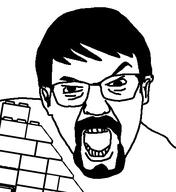 beard ear glasses hair lego open_mouth soyjak variant:legojak // 414x452 // 17.2KB