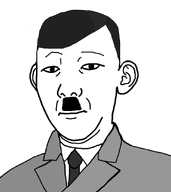 adolf_hitler black_and_white ear hitler_mustache military nazism variant:kuzjak // 800x900 // 119.1KB