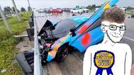 Jack_Doherty award car_crash mclaren nigger variant:soyak zoomer zoomer_hair // 1080x608 // 368.6KB