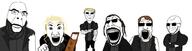 5miinust closed_mouth clothes estonia eurovision glasses hair hand instrument multiple_soyjaks open_mouth pointing pointing_at_viewer puuluup soyjak stubble subvariant:unbotheredchud suit sunglasses talharpa variant:chudjak variant:cobson variant:el_perro_rabioso variant:markiplier_soyjak variant:pearjak variant:soyak // 4192x1124 // 529.6KB