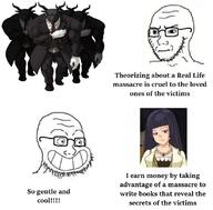 2soyjaks calarts closed_mouth concerned glasses goatman hachiyo_ikuko smile so_true soyjak stubble subvariant:soyak_(irritated) umineko variant:soyak // 1096x1080 // 474.5KB