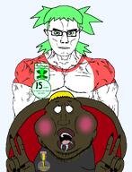 4chad 4chan 4cuck all_soyteens_look_like_this anime anti_sharty hair nate pegging slut subvariant:hunky_twink_sex_machine subvariant:mexiwhore subvariant:muscular_chud variant:chudjak variant:meximutt yotsoyba // 1308x1714 // 182.1KB