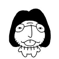 buck_teeth closed_mouth deltarune glasses hair john_lennon noelle_holiday poopson soyjak stubble teeth variant:lennonjak variant:uglyfuckingthing // 1000x1000 // 28.5KB