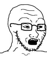 confused glasses open_mouth sleepy soyjak stubble variant:soyak // 644x800 // 26.5KB