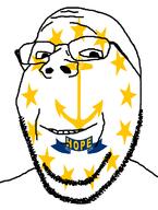 flag flag:rhode_island glasses looking_at_you rhode_island smile soyjak star_(symbol) stubble subvariant:wholesome_soyjak teeth united_states variant:gapejak // 582x772 // 24.8KB