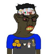 a10_eyes albania albert_(user) anti_soytan aryan award badge bloodshot_eyes blue_eyes brown_eyes brown_hair brown_skin cross_eyed cuck dan flag flag:albania flag:italy flag:mexico glasses i_heart italian_chad(user) italy jake jakparty_soy jartycuck map_(pedophile) mexico mutt nate nigger obsessed obsession pantone_448_c pedophile satoko_houjou(user) seething shitskin slopjak soy soybooru soyjak_party soylent soylent_(cacao) soylent_bottle subvariant:muscular_chud subvariant:unbotheredchud t50_eyes tiniest_pecker_award tranny troon variant:chudjak variant:soytan white_skin yellow_hair yellow_teeth // 1488x1488 // 359.7KB