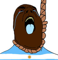 argentina bald flag:argentina hanging open_mouth rope suicide tongue variant:hydejak yellow_teeth // 778x800 // 222.6KB