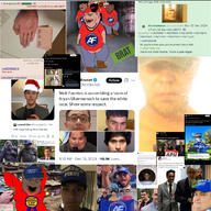 america_first double_chin meta:tagme nazism nick_fuentes racism shooter subvariant:impish_amerimutt trend:glowie variant:impish_soyak_ears // 1179x1180 // 1.2MB