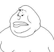closed_mouth cyclops fat lips obese soyjak subvariant:arabmutt template variant:meximutt // 888x849 // 5.7KB