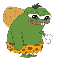 amphibian animal bone caveman closed_mouth clothes club_(weapon) foot frog full_body green_skin hair hand holding_object lips nas nas:pepe pepe pepe_the_frog subnas:apu teeth transparent_background // 1200x1200 // 714.7KB