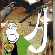 award blond cocaine glasses kurt_cobain shotgun stubble subvariant:wholesome_soyjak suicide variant:gapejak // 726x722 // 93.6KB