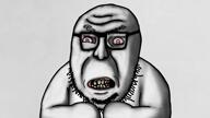 angry animated crooked_teeth glasses loud mustard_(user) open_mouth screaming shadow soyjak stubble template variant:volcanojak video // 1920x1080, 8.4s // 1003.8KB
