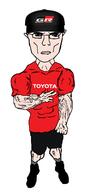 blue_eyes buff clothes gazoo glasses gr hat subvariant:chudjak_front subvariant:unbotheredchud toyota variant:chudjak // 602x1358 // 57.9KB