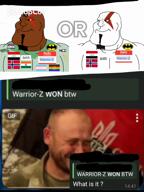 2soyjaks Warrior-Z(user) capcut laughing more name_tag soyjak subvariant:mexiaryan telegram ukraine variant:meximutt // 480x640, 1.9s // 330.4KB
