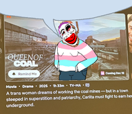 2025 ack big_lips carlita_rodr&iacute;guez cinema clothes coal death drama faggot flag:transgender_pride_flag kino miner movie pink_hair queen_of_coal queer red_eyes rope speech_bubble subvariant:jartycuck subvariant:patrick tranny trannya trans_woman transgender_flag ttd variant:chudjak white_skin // 1365x1177 // 1.8MB