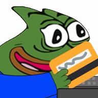 amphibian animated blue_shirt credit_card ext=gif frog nas:pepe pepe_the_frog purchase retard subnas:pepega swiping // 498x498 // 918.6KB amphibian animated blue_shirt credit_card ext=gif frog nas:pepe pepe_the_frog purchase retard subnas:pepega swiping // 498x498 // 918.6KB