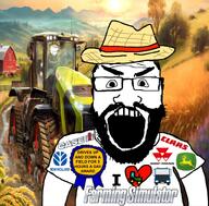 award badge case_ih case_international_harvester claas claas_xerion closed_mouth daggerwin farm farmer farming farming_simulator farming_simulator_25 field glasses heart john_deere logo massey_ferguson new_holland open_mouth rosette straw_hat stubble subvariant:science_lover subvariant:wholesome_soyjak tractor variant:gapejak variant:markiplier_soyjak // 800x789 // 476.2KB