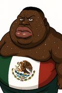 ai_generated anime black_skin_skin clothes fat flag:mexico mexicuck mexikike meximutt mexipedo mexipoop mexitranny nigger obese partially_nas sweating variant:meximutt // 1024x1536 // 2.7MB