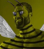 animal antenna beard bee hair nas:gigachad wing yellow_skin // 570x640 // 39.5KB