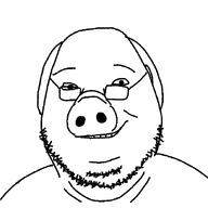 artist:niggermutt diddy_ahh_blvd_💀💀💀 glasses soyjak stubble variant:porkson white_skin // 616x616 // 41.7KB