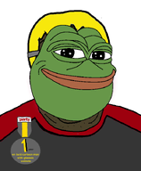1_year_on_bald_men_with_glasses_website amphibian avatarfag big_nigger_lips brown_skin frog mask nas:pepe pepe pepe_the_frog subvariant:hunky_twink_sex_machine variant:alicia yellow_hair // 592x720 // 57.4KB
