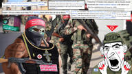 1936 1939 1948 1967 Gaza_strip arabic_text bethlehem brown_eyes bulletproof_vest christian_cross christian_identity christianity cross ear earring eastern_orthodox engineer_(tf2) eyelashes flag flag:israel gaza george_habash hamas hand hands_up headband helmet idf irl_background israel jerusalem jerusalem_cross jewish_nose mge mge_brother military military_uniform nail_polish nails necklace orthodox orthodox_christian orthodox_cross orthodoxy palestine queen_of_hearts queen_of_spades red_triangle star_(symbol) star_of_david subvariant:slutson text triangle triangled variant:cobson vest wikipedia // 1920x1080 // 515.5KB