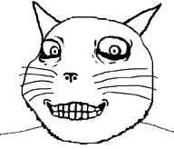 animal cat closed_mouth crazed ear happy series:animaljaks sinister smile snout subvariant:impish_meowjak subvariant:massjak subvariant:massmeowjak subvariant:wholesome_soyjak teeth variant:gapejak whisker white_background // 600x514 // 9.2KB