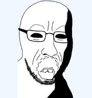 bald beard biting_lip buck_teeth chance_wilkins cyrax cyraxx evil evil_intentions glasses goatee goblin lip_biting lips lolcow mustache nuvariant pedophile rape shading shadow soyjak stubble teeth thick_eyebrows transparent_background variant:gobson // 800x855 // 19.6KB